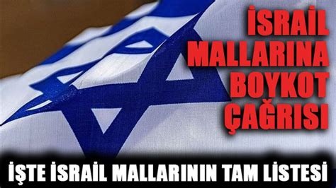 boykot israil malleri 2023.